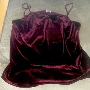 Spaghetti strap tank top